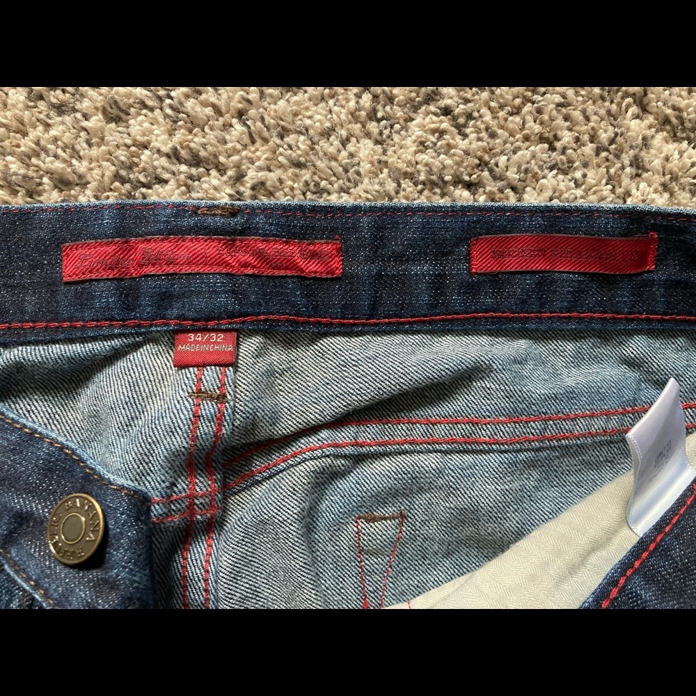 Limited Edition Banana Republic 34/32 men’s Modern Straight Cut Jeans